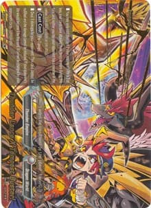 Thunder Lance X Tempest Buster! (Secret) - The Dark Lord's Rebirth! - Future Card BuddyFight card