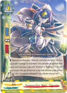 Nanomachine Ninja, Zangetsu - The Dark Lord's Rebirth! - Future Card BuddyFight card