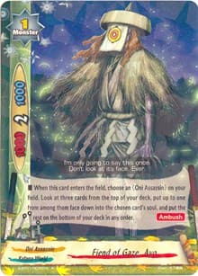 Fiend of Gaze, Ayo - The Dark Lord's Rebirth! - Future Card BuddyFight card