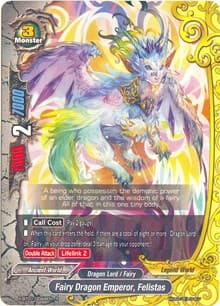 Fairy Dragon Emperor, Felistas - The Dark Lord's Rebirth! - Future Card BuddyFight card