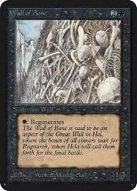 Wall of Bone - Alpha Edition - Magic: The Gathering card
