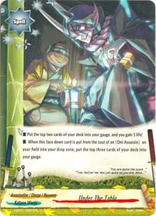 Under The Table - The Dark Lord's Rebirth! - Future Card BuddyFight card