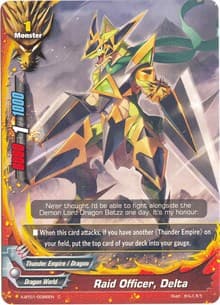 Raid Officer, Delta - The Dark Lord's Rebirth! - Future Card BuddyFight card