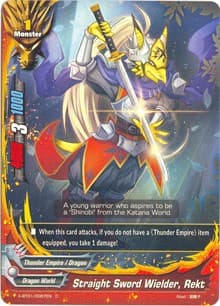 Straight Sword Wielder, Rekt - The Dark Lord's Rebirth! - Future Card BuddyFight card