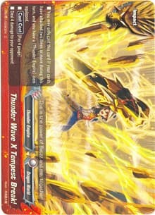 Thunder Wave X Tempest Break! - The Dark Lord's Rebirth! - Future Card BuddyFight card