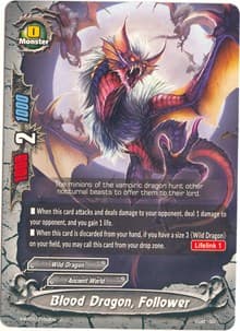 Blood Dragon, Follower - The Dark Lord's Rebirth! - Future Card BuddyFight card