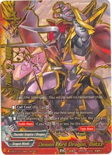 Demon Lord Dragon, Batzz (Secret) - The Dark Lord's Rebirth! - Future Card BuddyFight card