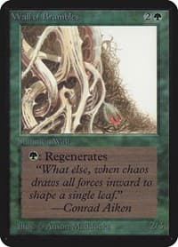 Wall of Brambles - Alpha Edition - Magic: The Gathering card
