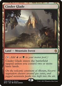 Cinder Glade - Standard Showdown Promos - Magic: The Gathering card
