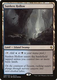 Sunken Hollow - Standard Showdown Promos - Magic: The Gathering card