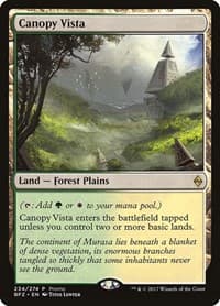 Canopy Vista - Standard Showdown Promos - Magic: The Gathering card