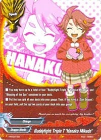 Buddyfight Triple T "Hanako Mikado" - Promo Cards - Future Card BuddyFight card