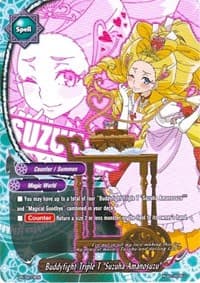 Buddyfight Triple T "Suzuha Amanosuzu" - Promo Cards - Future Card BuddyFight card