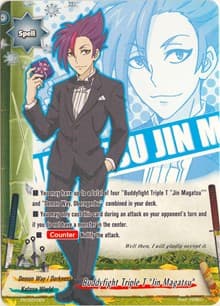 Buddyfight Triple T "Jin Magatsu" - Promo Cards - Future Card BuddyFight card
