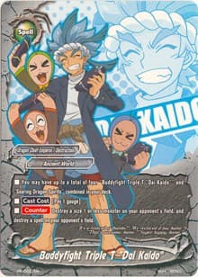 Buddyfight Triple T "Dai Kaido" - Promo Cards - Future Card BuddyFight card