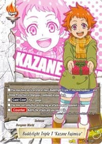 Buddyfight Triple T "Kazane Fujimiya" - Promo Cards - Future Card BuddyFight card
