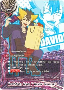 Buddyfight Triple T "Davide Yamazaki" - Promo Cards - Future Card BuddyFight card