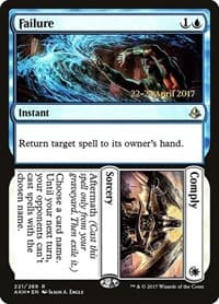 Failure // Comply - Prerelease Cards - Magic: The Gathering card