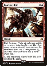 Glorious End - Prerelease Cards - Magic: The Gathering card