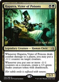 Hapatra, Vizier of Poisons - Prerelease Cards - Magic: The Gathering card