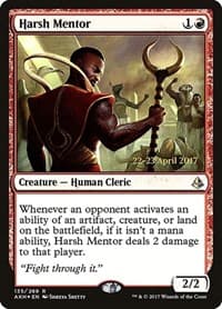Harsh Mentor - Prerelease Cards - Magic: The Gathering card