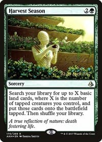 Harvest Season - Prerelease Cards - Magic: The Gathering card