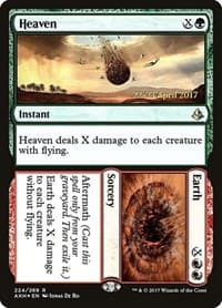 Heaven // Earth - Prerelease Cards - Magic: The Gathering card