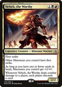 Neheb, the Worthy - Prerelease Cards - Magic: The Gathering card