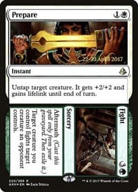 Prepare // Fight - Prerelease Cards - Magic: The Gathering card
