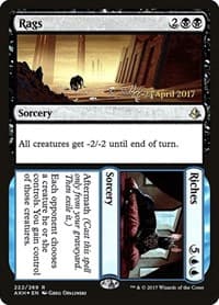 Rags // Riches - Prerelease Cards - Magic: The Gathering card