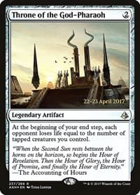 Throne of the God-Pharaoh - Prerelease Cards - Magic: The Gathering card
