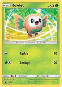 Rowlet - SM22 - SM Promos - Pokemon card
