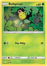 Bellsprout - SM - Guardians Rising - Pokemon card