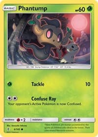 Phantump - SM - Guardians Rising - Pokemon card