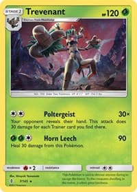 Trevenant - SM - Guardians Rising - Pokemon card