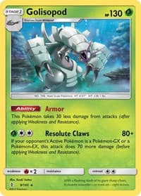 Golisopod - SM - Guardians Rising - Pokemon card