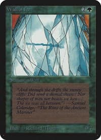 Wall of Ice - Alpha Edition - Magic: The Gathering card
