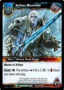 Arthas Menethil (b) - Timewalkers Heroes - WoW card