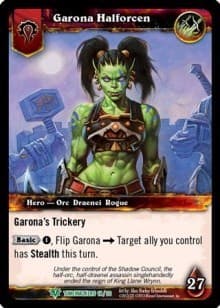 Garona Halforcen (b) - Timewalkers Heroes - WoW card