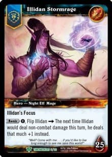 Illidan Stormrage (b) - Timewalkers Heroes - WoW card