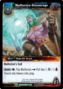 Malfurion Stormrage - Timewalkers Heroes - WoW card