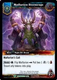 Malfurion Stormrage (b) - Timewalkers Heroes - WoW card