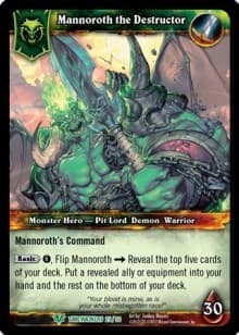 Mannoroth the Destructor - Timewalkers Heroes - WoW card