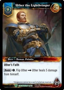 Uther the Lightbringer - Timewalkers Heroes - WoW card