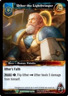 Uther the Lightbringer (b) - Timewalkers Heroes - WoW card