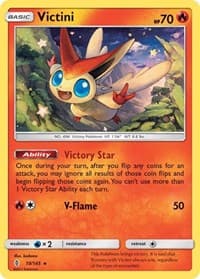 Victini - SM - Guardians Rising - Pokemon card