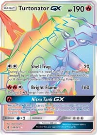 Turtonator GX (Secret) - SM - Guardians Rising - Pokemon card
