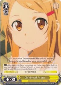 Childhood Asuna - Sword Art Online Re: Edit - Weiss Schwarz card