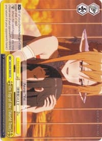 On Top of the World Tree - Sword Art Online Re: Edit - Weiss Schwarz card