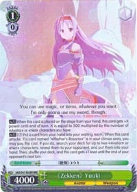 "Zekken" Yuuki (RRR) - Sword Art Online Re: Edit - Weiss Schwarz card
